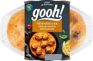 Frikadeller i krämig Tomatsås Gooh!