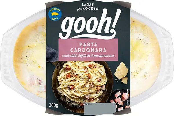 Pasta Carbonara med Rökt Sidfläsk Gooh! - bild 1