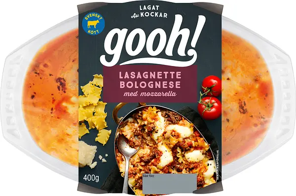 Lasagnette Bolognese med Mozzarella Gooh! - bild 1