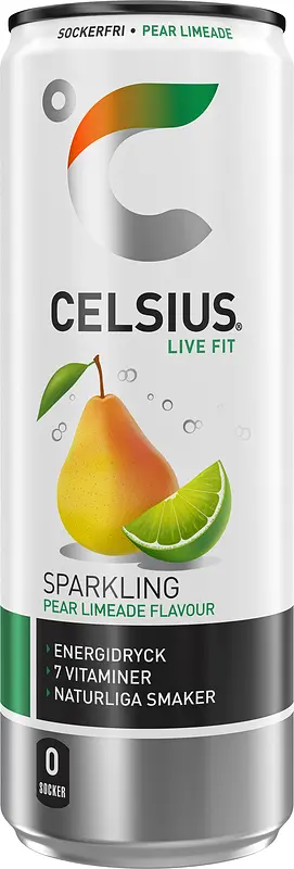 Celsius Pear Limeade 35,5 cl - bild 1