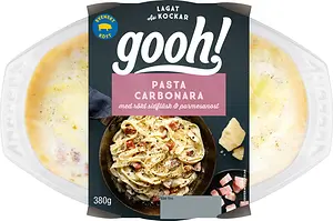 Pasta Carbonara med Rökt Sidfläsk Gooh!