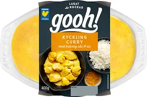 Kyckling Curry med Ris Gooh!