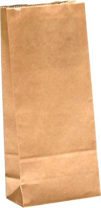 Papperspåse 80x45x185 mm 100 g för livsmedel - bild 1