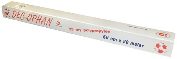Cellofan 25 my 60 cm rulle - bild 1
