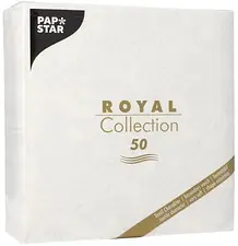 Servett 3 L Vit Casali 40x40 cm ROYAL Collection Papstar