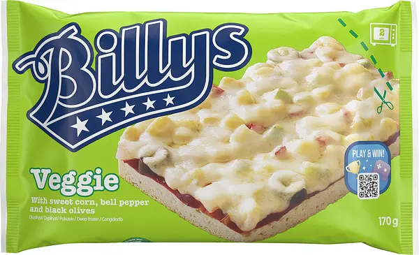 Panpizza Veggie Billys Dafgårds - bild 1