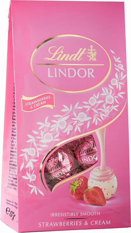 Lindor Choklad Strawberries & Cream Lindt - bild 1