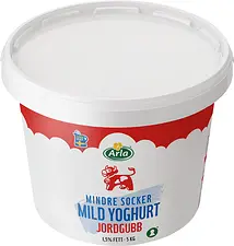 Mild Yoghurt Laktosfri Jordgubb lättsockrad 1,5% Arla Ko®
