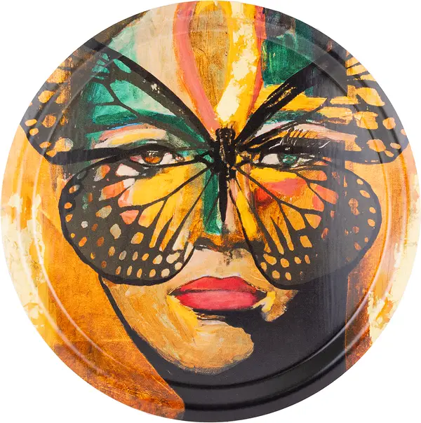 Bricka Golden Butterfly 31 cm Carolina Gynning - bild 1