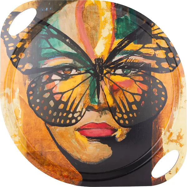Bricka Golden Butterfly 38 cm Carolina Gynning - bild 1