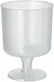 Plastglas Rödvin Flergångs 0,2 L Ø 7,2 cm transparent