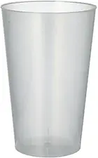 Plastglas Dricksglas Flergångs 0,4 L Ø 8,6 cm transparent