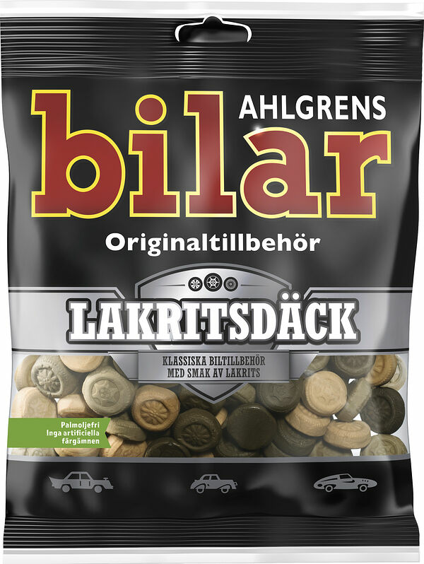 Ahlgrens Bilar Lakritsdäck 110 g - bild 1