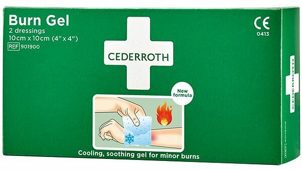 Brännskadekompress Burn Gel Small 2-pack Cederroth - bild 1