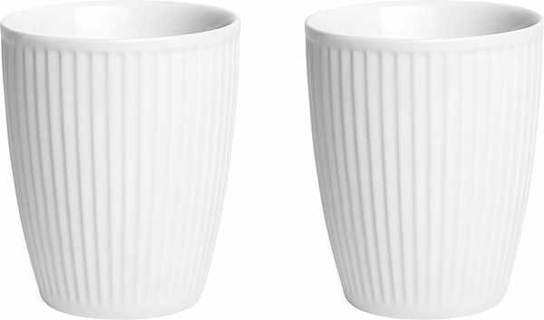 Plisse termosmugg vit 25 cl 2-p Pillivuyt - bild 1