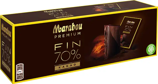 Premium Kakao 70% Gåvoask Marabou - bild 1