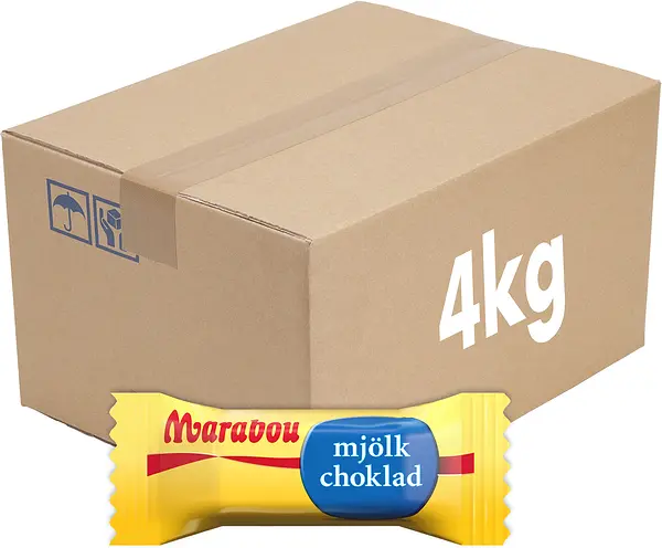 Mjölkchoklad Mini 10 g lösvikt Bulk Marabou - bild 1