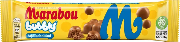 Mjölkchoklad Bubblig 60 g Marabou - bild 1