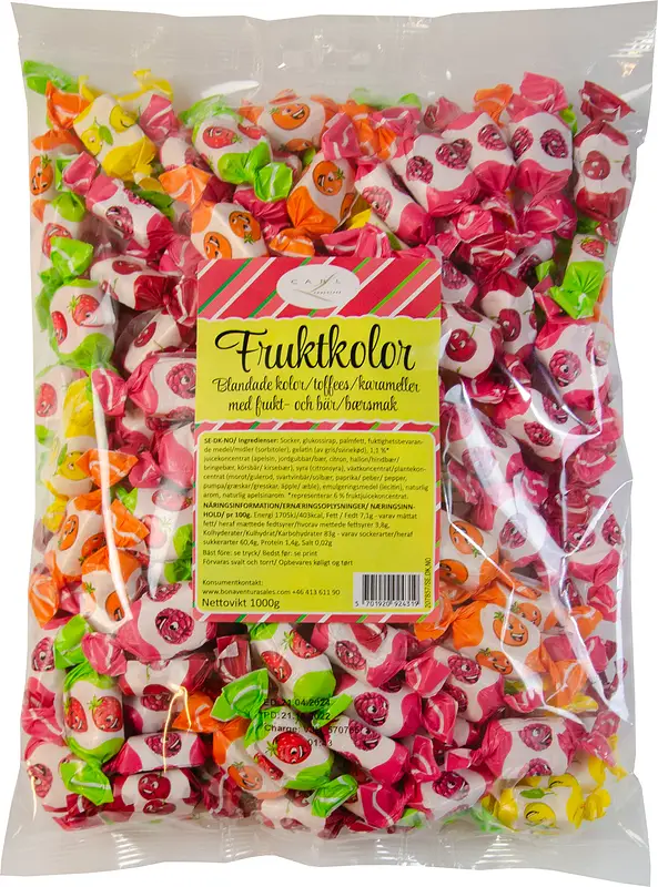 Fruit Toffee Mix Fruktkolor Carl Choklad - bild 1