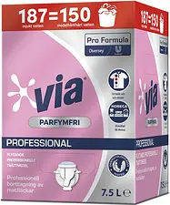 Tvättmedel Via Colour Flytande bag-in-box Professional