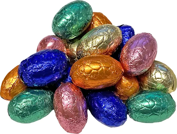 Staniolägg mjölkchoklad hasselnötskräm 5 g Italienska Crispo - bild 1