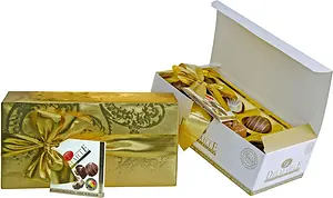 Presentpraliner GOLD inslagen Delafaille