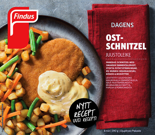Ostschnitzel stekt potatis Findus Dagens - bild 1