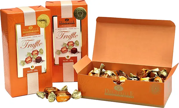 Truffles Salted Caramel Wrapped Delafaille - bild 1