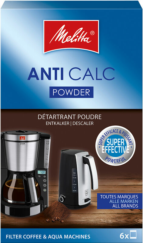 Melitta Anti Calc Avkalkning pulver 6 påsar - bild 1