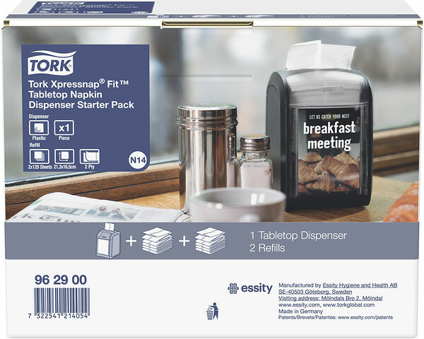 Tork Xpressnap Fit® Starter Pack Bordsdispenser N14 - bild 1