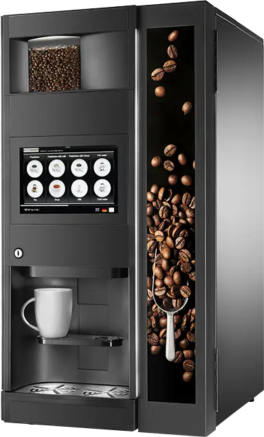 Wittenborg 9100 B2C 1 kvarn Hela Bönor Kaffeautomat - bild 1