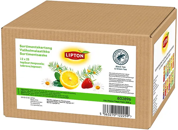 Te Lipton 12x25p Sortimentskartong - bild 1