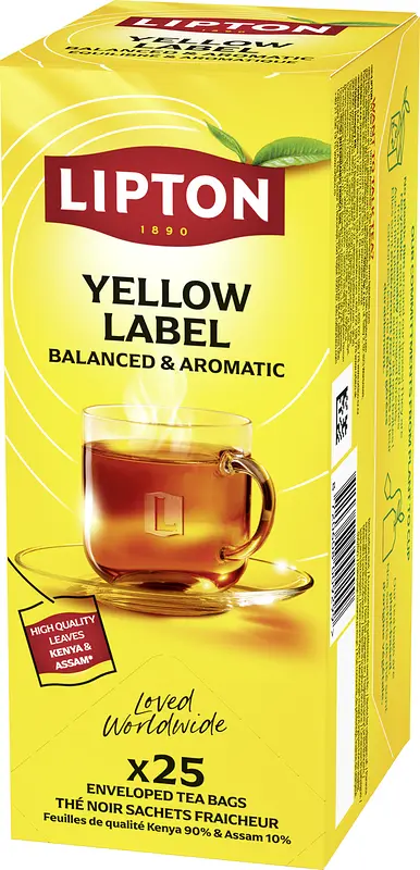 Te Lipton 25p Yellow Label RA - bild 1