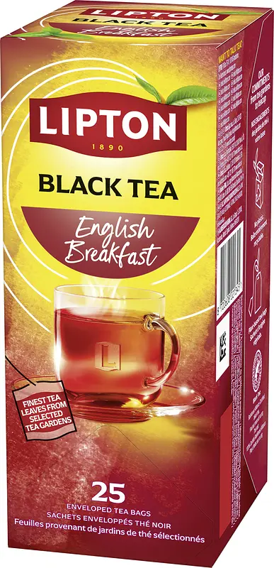 Te Lipton 25p Black Tea English Breakfast RA - bild 1