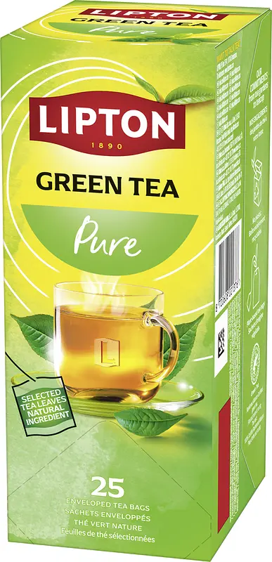 Te Lipton 25p Green Tea Pure RA - bild 1
