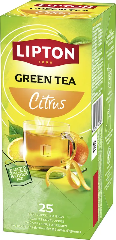 Te Lipton 25p Green Tea Citrus RA - bild 1