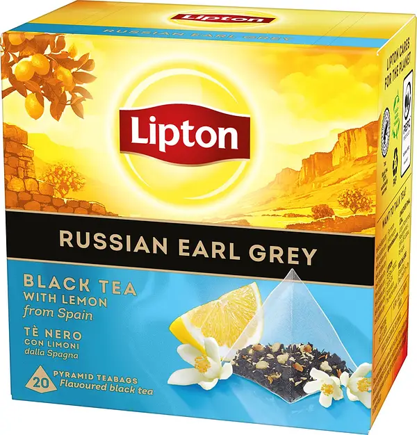 Te Lipton 20p pyramid Russian Earl Grey - bild 1