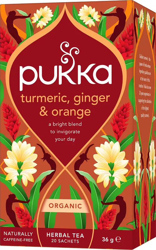 Te Pukka Organic Örtte Turmeric, Ginger & Orange - bild 1