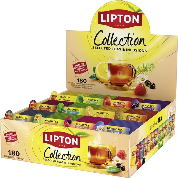 Te Lipton 12 sorter Displaykartong - bild 1