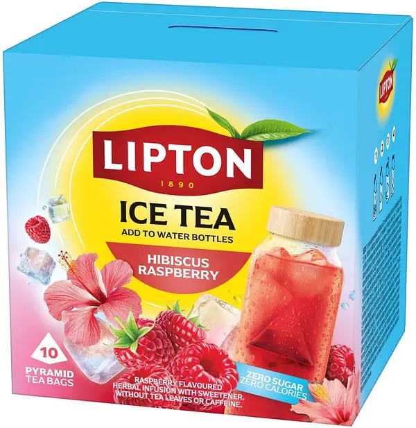 Ice Tea Lipton Hibiscus Raspberry Zero Sugar - bild 1