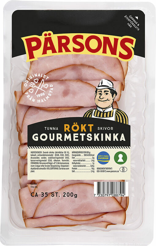 Gourmetskinka rökt skivad Pärsons - bild 1