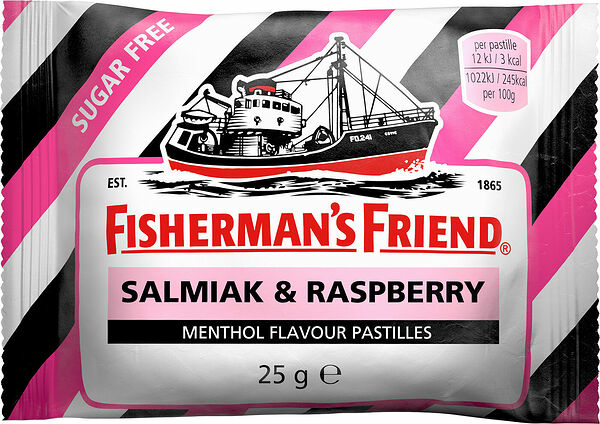 Fishermans Friend Salmiak & Raspberry sockerfri - bild 1