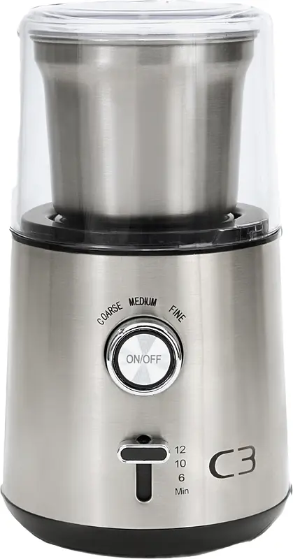 Kaffekvarn 200W CG700 Borstad Rostfri stål C3 - bild 1