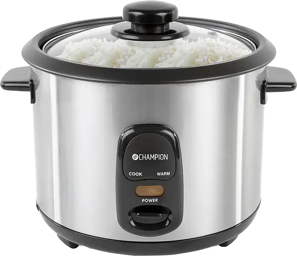 Riskokare Ceramic 1,5L 500W Rostfri Champion - bild 1