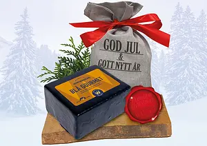 Julost Blå Gourmet i Julsäck God Jul Grå matgåva