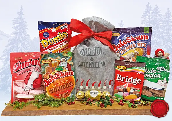 Julsäck Happy Mix Tomtedans Grå God Jul