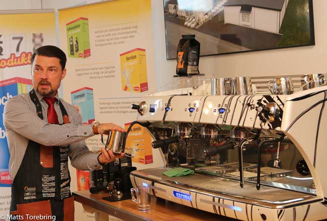 Coffee Professionals Basic Barista kaffeutbildning