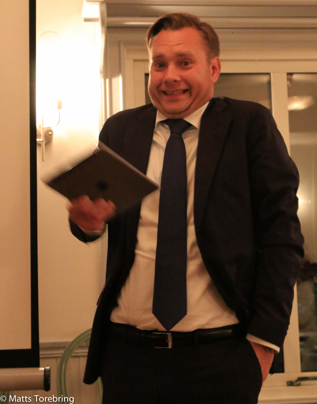 Mabbe h&aring;ller tal Torebrings 40 &aring;rs fest