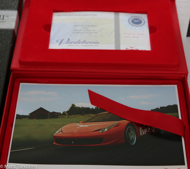 Personalg&aring;va till Matts Torebring 40 &aring;rs jubileum