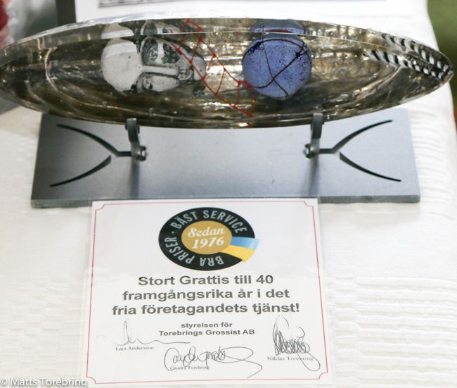 Styrelseg&aring;va till Matts Torebring 40 &aring;rs jubileum